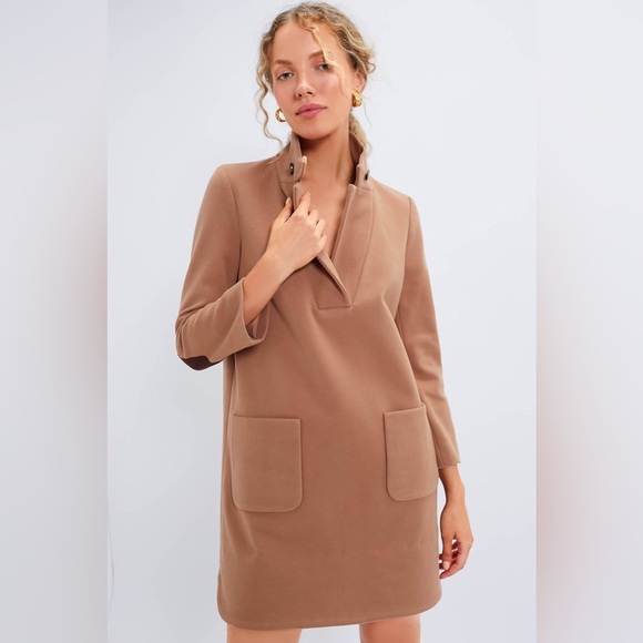 TUCKERNUCK Camel Emerson Coat Dress - Picture 1 of 15